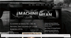 Desktop Screenshot of machinemean.org
